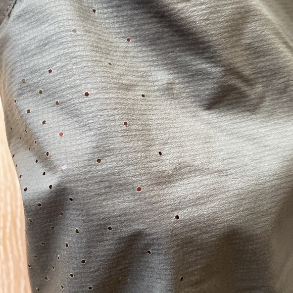 Lululemon 6 vest jacket top running hiking lightweight mesh zip pockets dk green - Picture 7 of 8